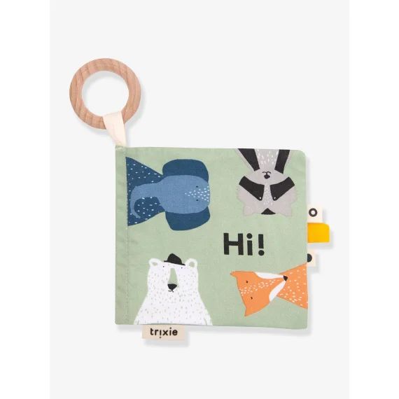 Livre en tissu – 4 animaux – TRIXIE multicolore