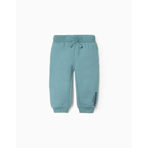 Pantalon De Jogging Gratté Bleu Clair