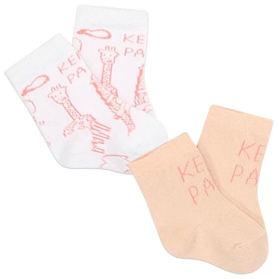 Lot de 2 paires de chaussettes UNISEXE Rose