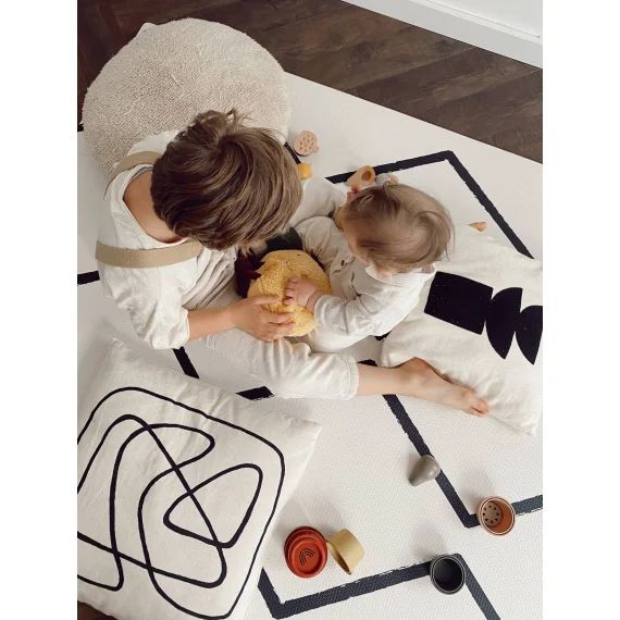 Tapis de jeu puzzle EEVEVE écru