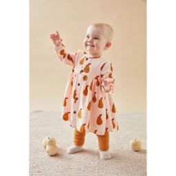 Set Robe + Legging Poires Rose