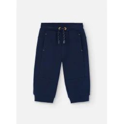Pantalon En Molleton Basic Bleu