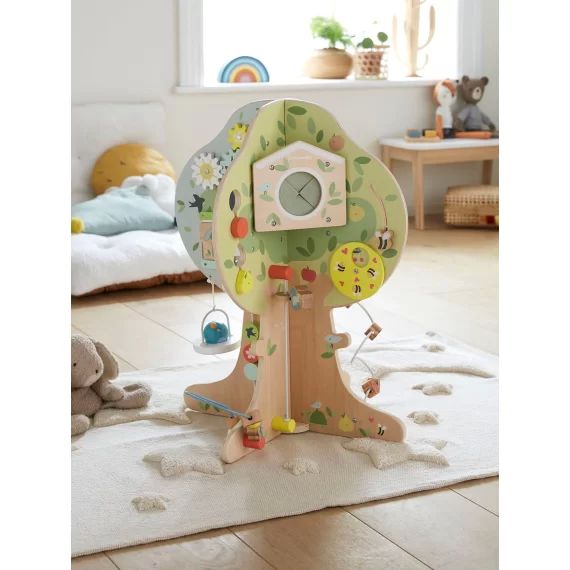 Arbre d&rsquo;activités des 4 saisons en bois FSC® multicolore
