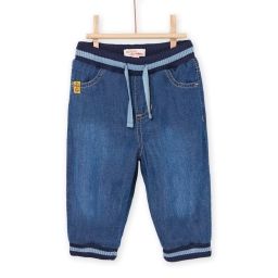 Pantalon En Light Denim Uni