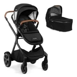 Poussette Nuna Demi Grow + Nacelle – Caviar