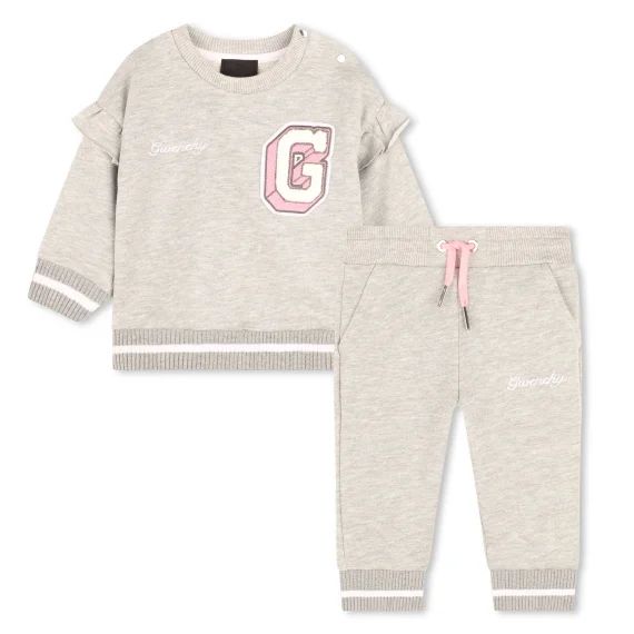 Ensemble de jogging Fille Argent