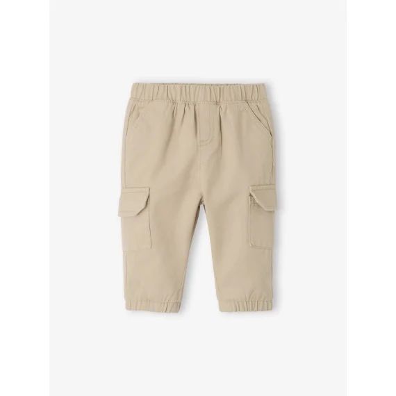 Pantalon battle bébé en sergé café