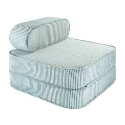 Chauffeusse Enfant Velours Côtelé Flip Peppermint Green