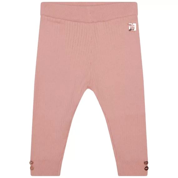 Legging en tricot Fille Rose