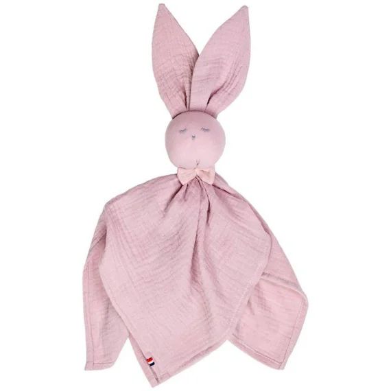 Sevira Kids – Doudou plat Lapin personnalisable Jeanne – Rose TU rose
