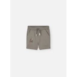 Bermuda En Coton Avec Détail Sur La Poche Marron