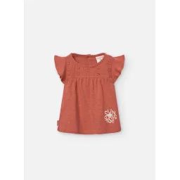 T-shirt Tricot Combiné Rouge