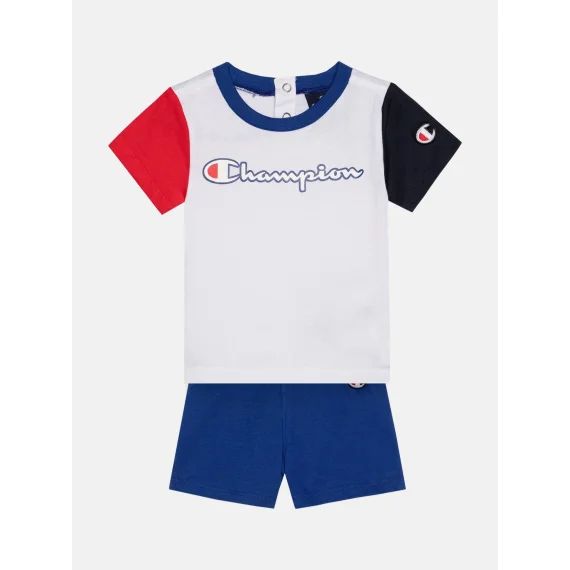 Ensemble 2 Pièces Blanc / Bleu