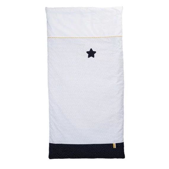 Edredon 70x140cm HELLO blanc