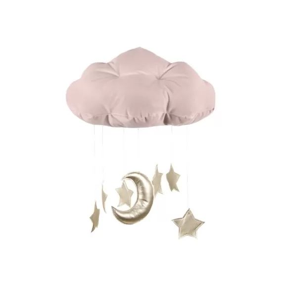 Mobile nuage vieux rose