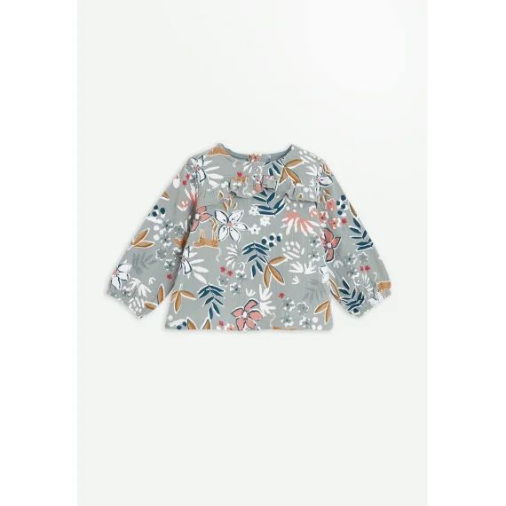 Tunique Fille En Gaze De Coton Palaos Bleu