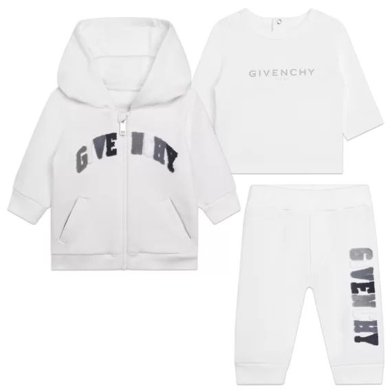 Ensemble 3 pièces molletonné UNISEXE Blanc