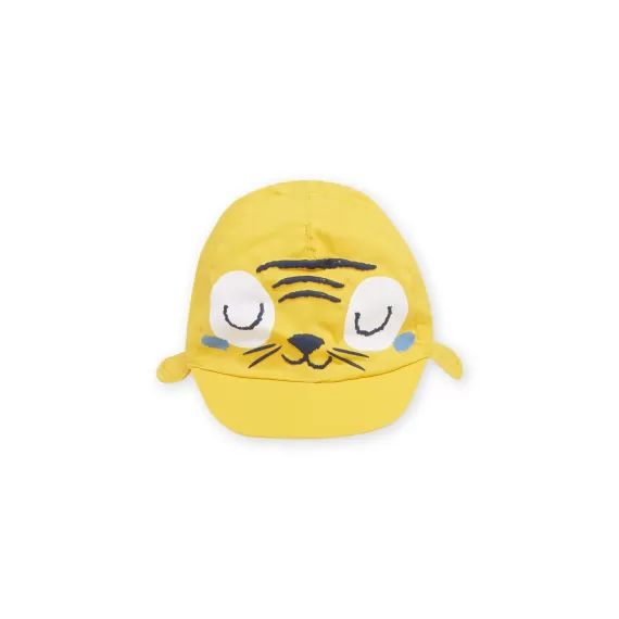 Casquette Animation Tigre Bébé Garçon – Jaune