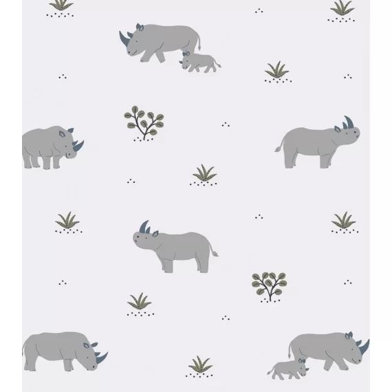 Papier peint Tanzania animaux (50cm x 10m)