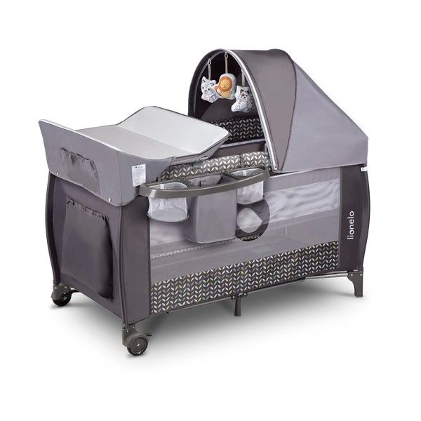 Lit Parapluie Lionelo Sven Plus – Grey Scandi