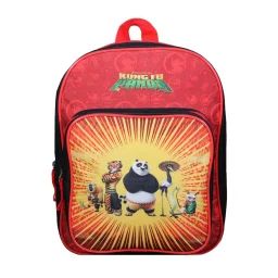 Sac À Dos Avec Poche Maternelle Kung Fu Panda Rouge