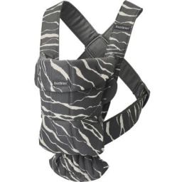 Porte bébé Mini en coton Paysage anthracite