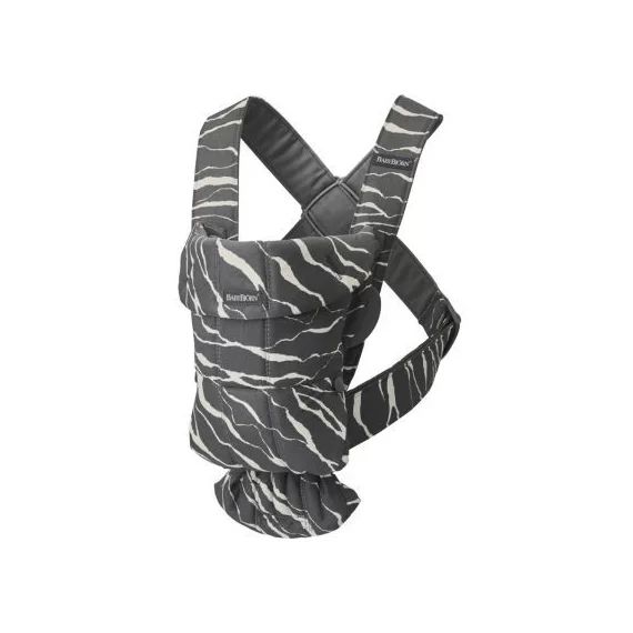 Porte bébé Mini en coton Paysage anthracite