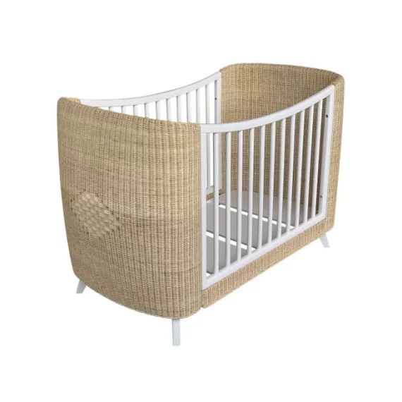 Lit bébé évolutif Coquillage 60×120