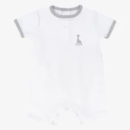 Combishort Bébé Sophie La Girafe Blanc