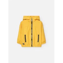 Parka Avec Poches Avant Et Fermeture Éclair Jaune