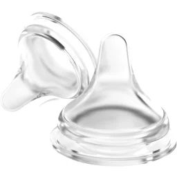 Lot de 2 tétines Natural Wave® spécial allaitement débit lent