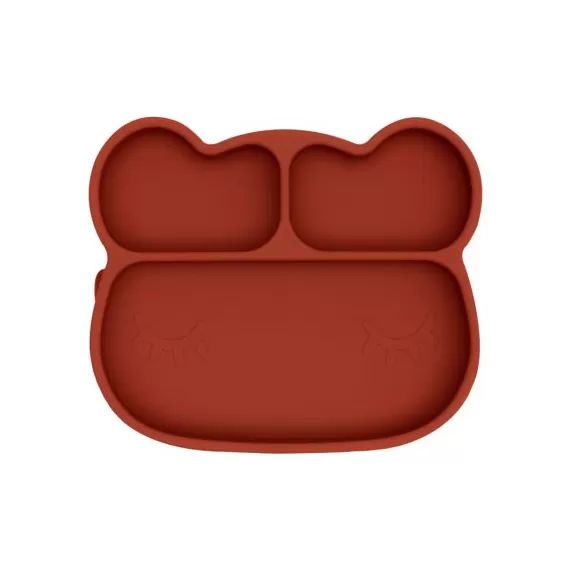 Assiette à compartiments ours rust