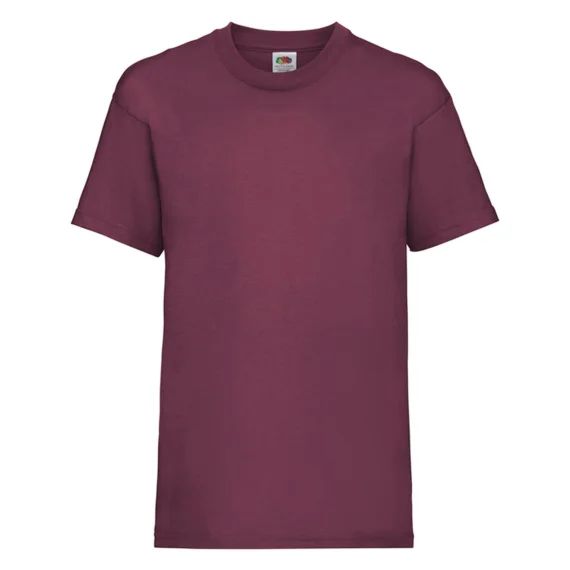 T-shirt Coton Valueweight Bordeaux