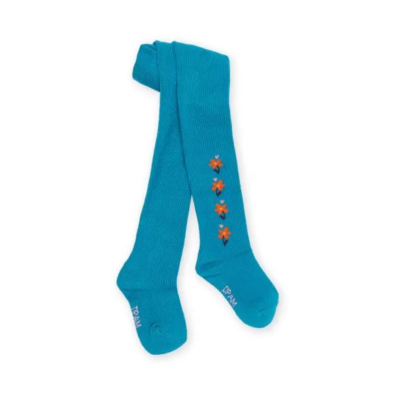 Collant Maille Fantaisie – Turquoise