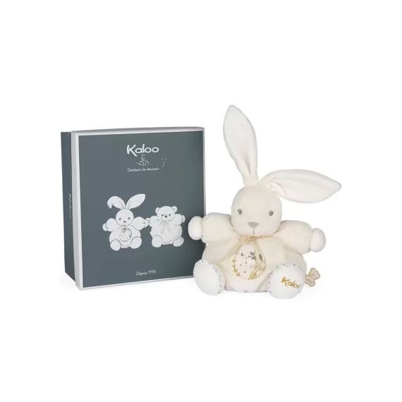 Peluche musicale patapouf lapinou crème Perle