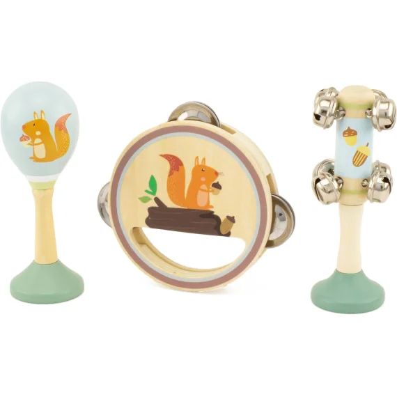 Set Musical Écureuil Beige