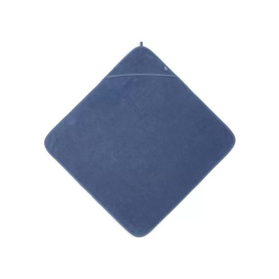 Cape de bain en éponge de coton Jeans Blue (75 x 75 cm)