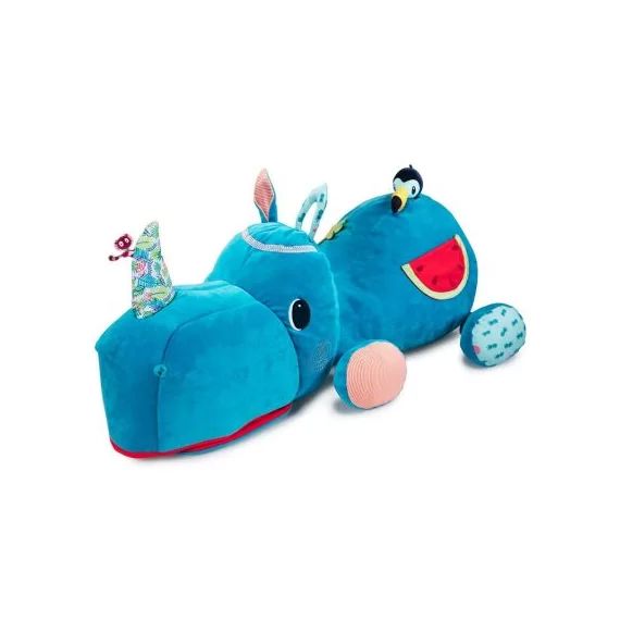 Peluche géante range secrets Marius le rhinocéros (90 cm)