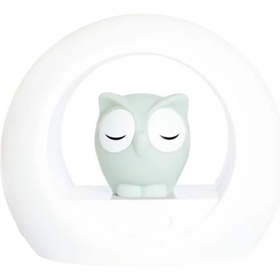 Veilleuse programmable – ZAZU – Lou Le Hibou – Capteur de son – Se rallume aux pleurs – Gris gris