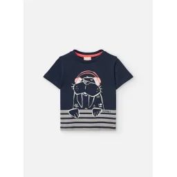 T-shirt Tricot Basic Bleu