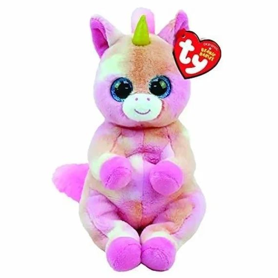 Peluche Skylar la Licorne 15 cm – TY – Blanc – Mixte – Enfant – Multicolore blanc