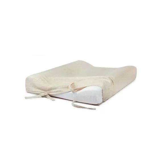Matelas à langer avec housse Lin français greige