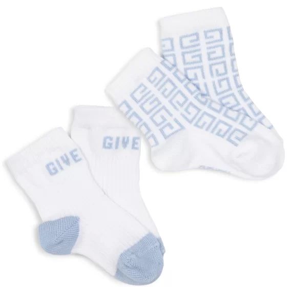Chaussettes à motif jacquard UNISEXE Bleu
