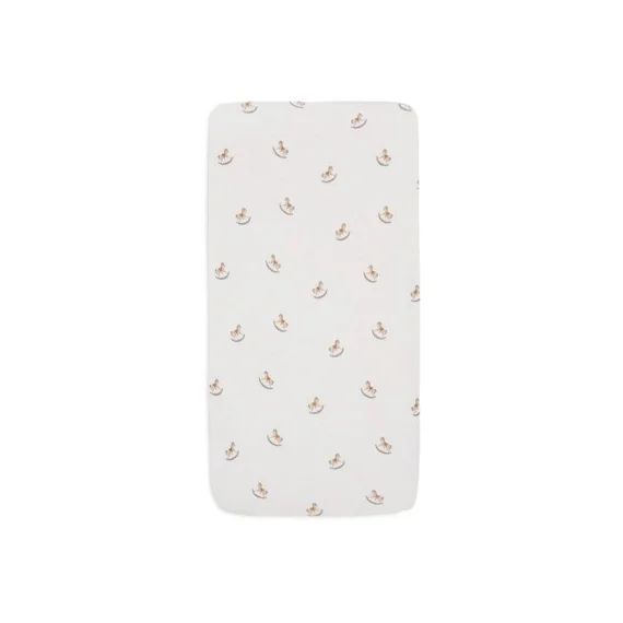 Drap-housse Jersey 60x120cm – Nostalgic Ride Beige