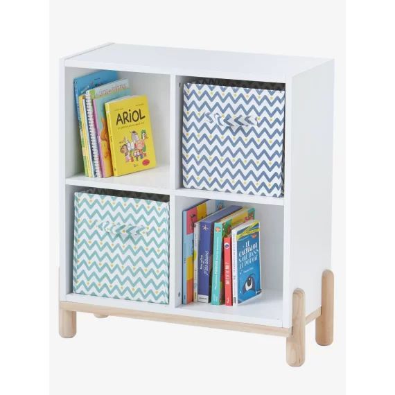 Meuble 4 cases blanc