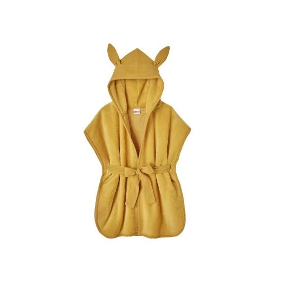 Peignoir de bain Soft Bambou moutarde (0-2 ans)