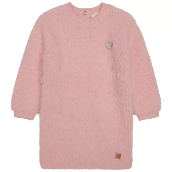 Robe en tricot Fille Rose