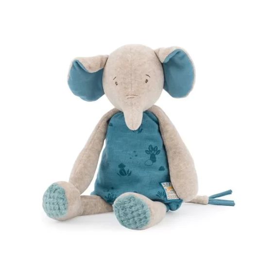 Peluche éléphant Bergamote Sous mon baobab (37 cm)