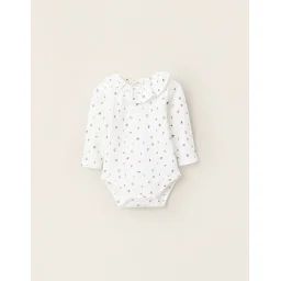 Body Avec Motif Floral Et Volants Blanc