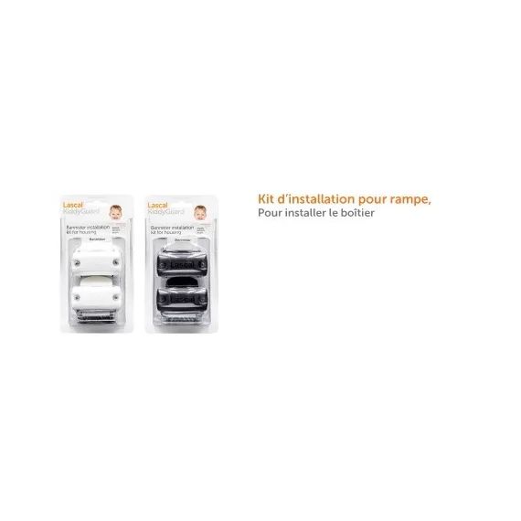 Kit d&rsquo;Installation Boîtier Rampe Lascal KiddyGuard – Blanc